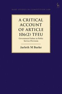 bokomslag Critical Account of Article 106(2) TFEU