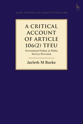 bokomslag Critical Account of Article 106(2) TFEU