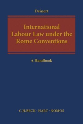 bokomslag International Labour Law Under the Rome Conventions