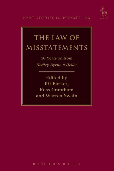 Kit Barker, Ross Grantham, Warren Swain - Law of Misstatements, Häftad
