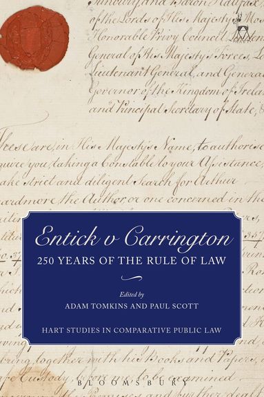 Adam Tomkins, Paul F Scott - Entick v Carrington, Häftad
