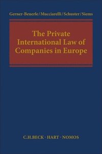 bokomslag The Private International Law of Companies in Europe