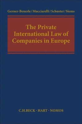 bokomslag The Private International Law of Companies in Europe