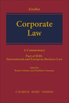 bokomslag European Corporate Law