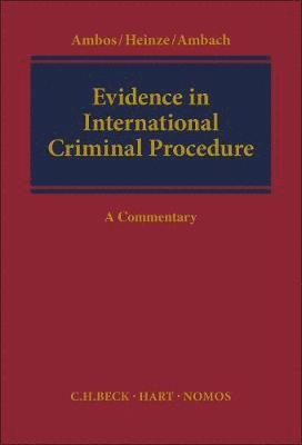 bokomslag Evidence in International Criminal Procedure