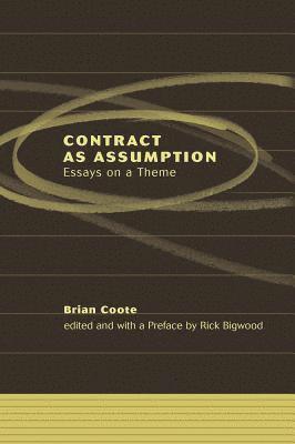 Brian Coote, John Carter - Contract as Assumption II, Häftad