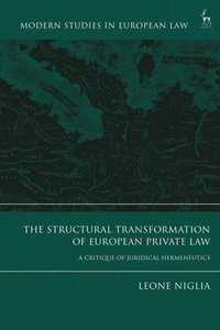 bokomslag The Structural Transformation of European Private Law