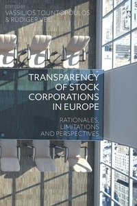 bokomslag Transparency of Stock Corporations in Europe