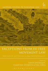 bokomslag Exceptions from EU Free Movement Law