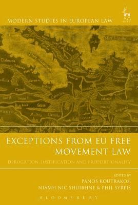 bokomslag Exceptions from EU Free Movement Law