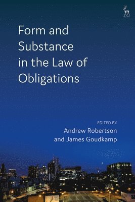 bokomslag Form and Substance in the Law of Obligations