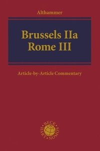 bokomslag Brussels IIa - Rome III