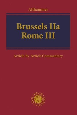 bokomslag Brussels IIa - Rome III