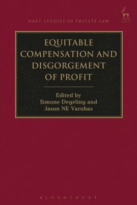 bokomslag Equitable Compensation and Disgorgement of Profit