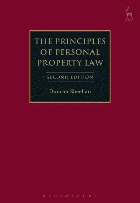 bokomslag Principles of Personal Property Law