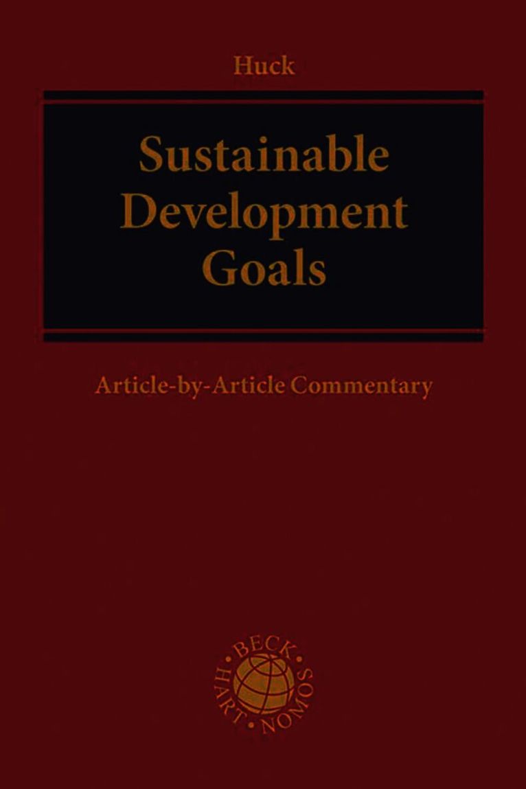 Winfried Huck - Sustainable Development Goals, Inbunden