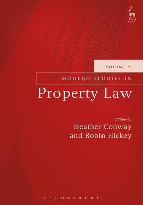 Modern Studies in Property Law - Volume 9 1