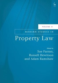 bokomslag Modern Studies in Property Law, Volume 11