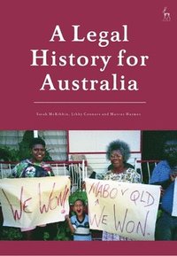 bokomslag A Legal History for Australia
