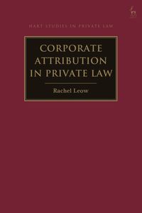 bokomslag Corporate Attribution in Private Law