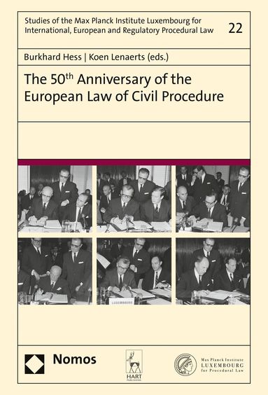Burkhard Hess, Koen Lenaerts - 50th Anniversary of the European Law of Civil Procedure, Inbunden