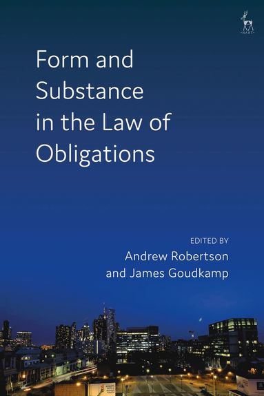 bokomslag Form and Substance in the Law of Obligations