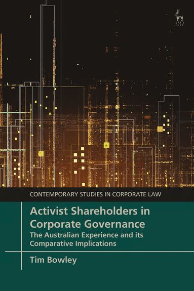 bokomslag Activist Shareholders in Corporate Governance