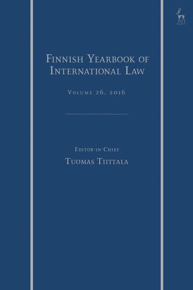 bokomslag Finnish Yearbook of International Law, Vol 26, 2016