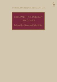 bokomslag Treatment of Foreign Law in Asia