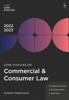 bokomslag Core Statutes on Commercial & Consumer Law 2022-23