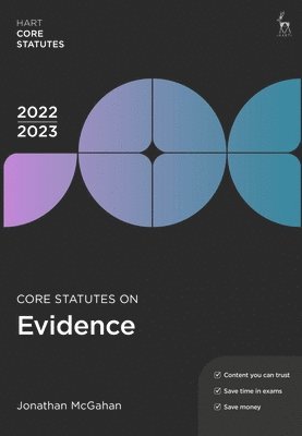 bokomslag Core Statutes on Evidence 2022-23