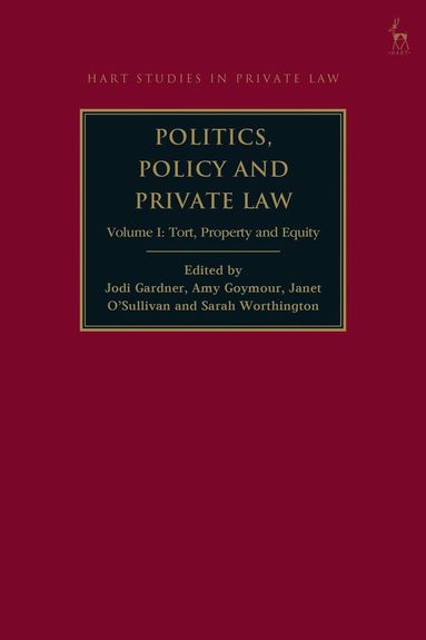 bokomslag Politics, Policy and Private Law