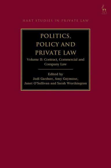 bokomslag Politics, Policy and Private Law