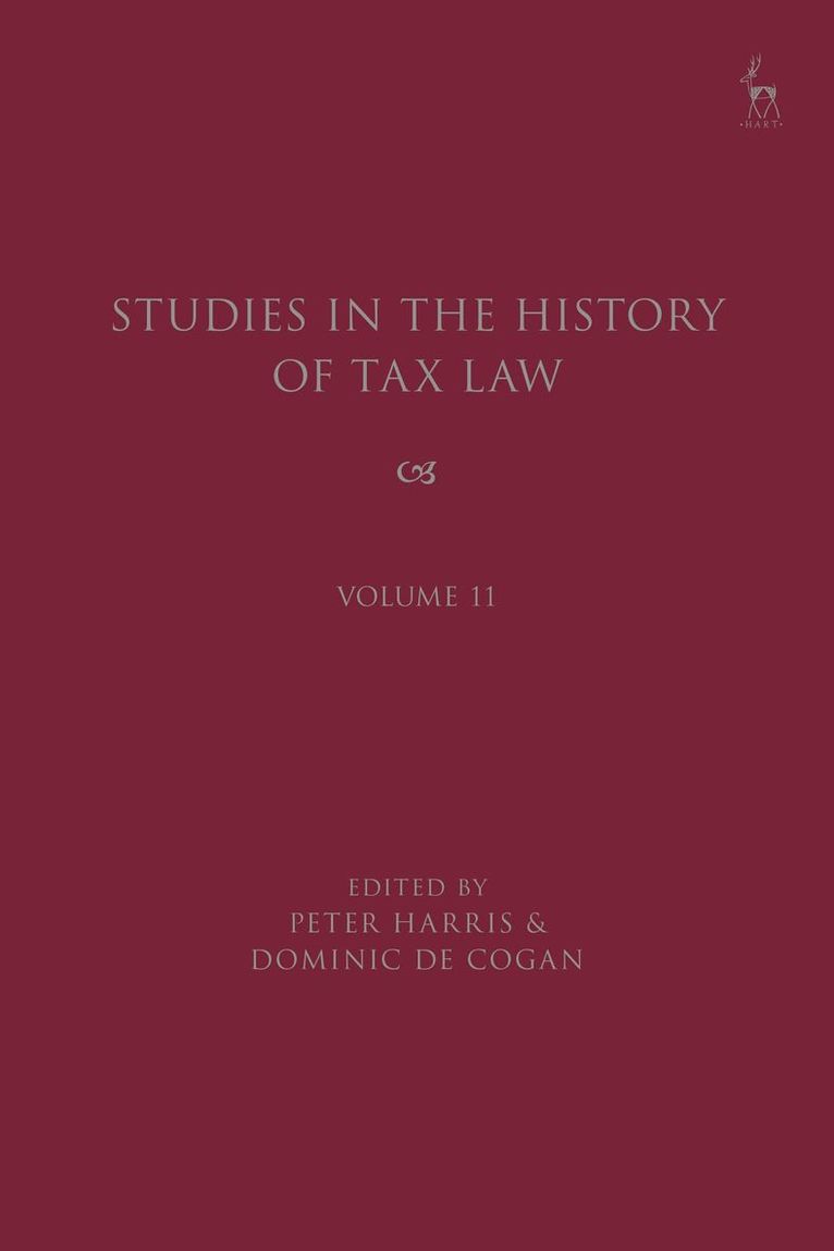 Studies in the History of Tax Law, Volume 11 1