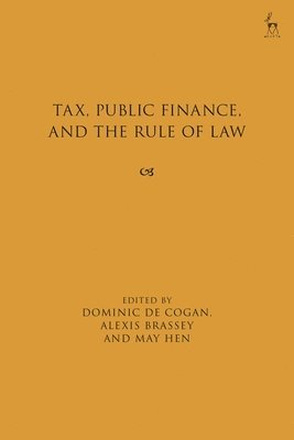 bokomslag Tax  Public Finance  and the Rule of Law