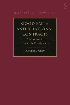 bokomslag Good Faith and Relational Contracts