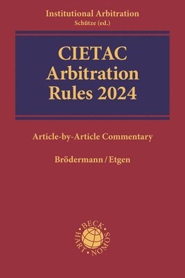 bokomslag CIETAC Arbitration Rules 2024