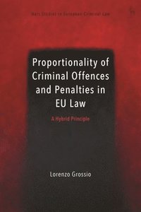 bokomslag Proportionality of Criminal Offences and Penalties in EU Law