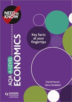 bokomslag Need to Know: AQA A-level Economics