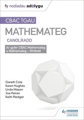 bokomslag TGAU CBAC Canllaw Adolygu Mathemateg Canolradd