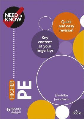 John Millar, Janice Smith - Need to Know: Higher PE, Häftad