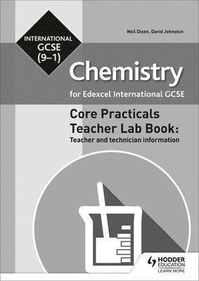 bokomslag Edexcel International GCSE (9-1) Chemistry Teacher Lab Book: Teacher and technician information