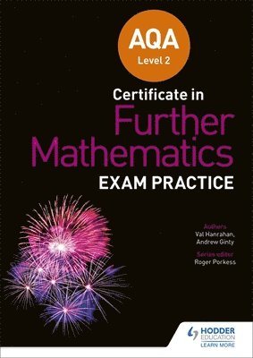Val Hanrahan, Andrew Ginty - AQA Level 2 Certificate in Further Mathematics: Exam Practice, Häftad