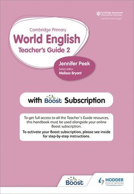 Cambridge Primary World English Teacher's Guide Stage 2 with Boost Subscription 1