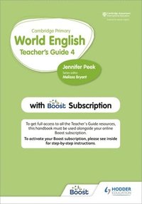 bokomslag Cambridge Primary World English Teacher's Guide Stage 4 with Boost Subscription