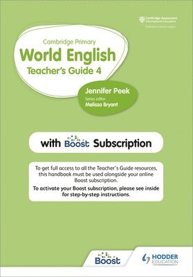 Cambridge Primary World English Teacher's Guide Stage 4 with Boost Subscription 1