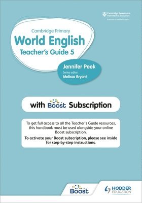 Cambridge Primary World English Teacher's Guide Stage 5 with Boost Subscription 1