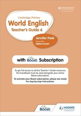 Cambridge Primary World English Teacher's Guide Stage 6 with Boost Subscription 1