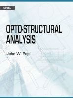 bokomslag Opto-structural Analysis