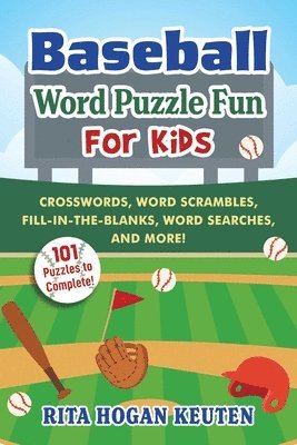 bokomslag Baseball Word Puzzle Fun for Kids